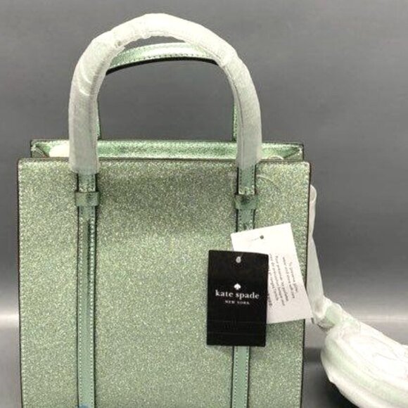 Kate Spade Kenzie Glitter Small Tote - Picture 1 of 5